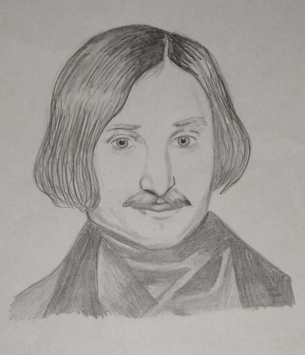 Портрет Гоголя Моллер 1841
