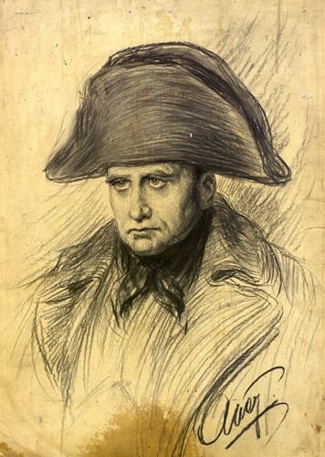Наполеон рисунок легкий