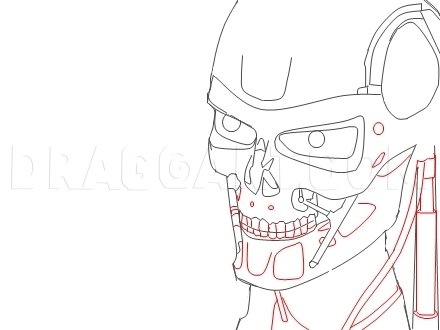 Рисунки Терминатора лёгкие