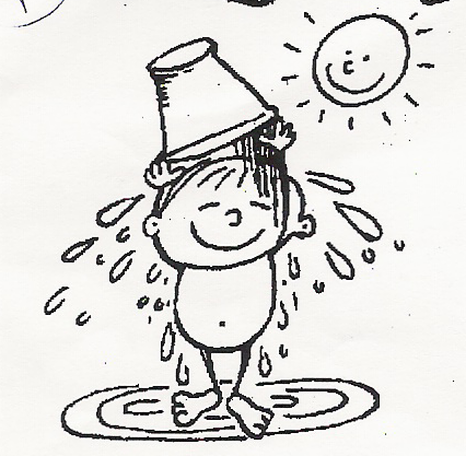 Ребенок закаляется раскраска