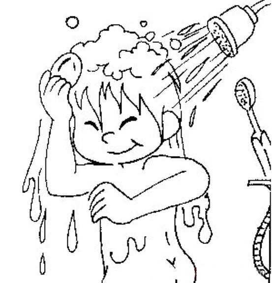 Раскраска вода