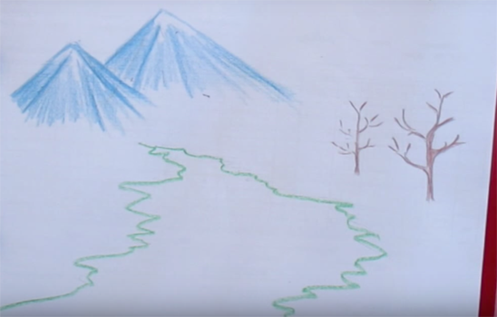 Гора Эверест раскраска