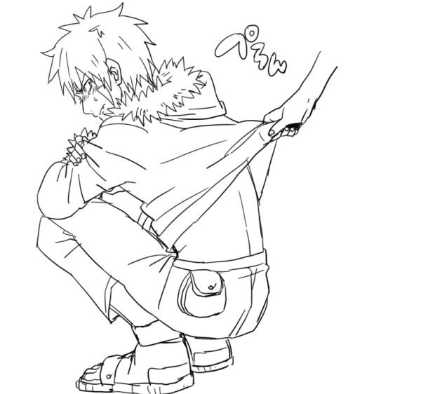 Киба раскраска