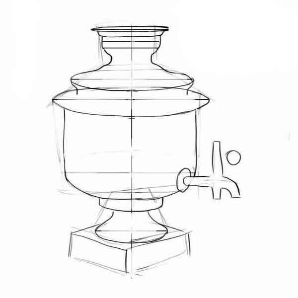 Тульский самовар пошагово