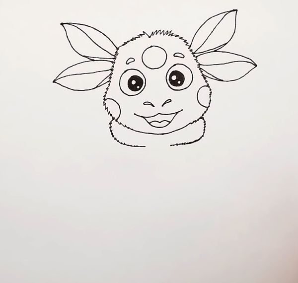 Нарисовать Лунт ка поэтапно