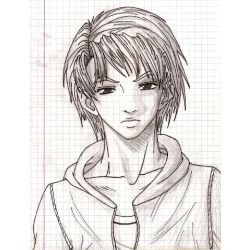 Скетч головы