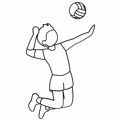 Раскраска волейбол