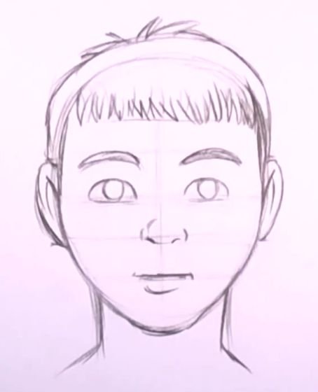 Лицо человека рисунок