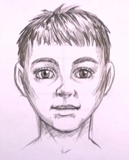 Рисунок мальчика карандашом портрет