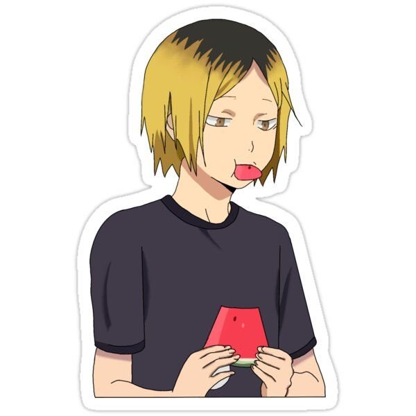 Стикеры Кенма волейбол