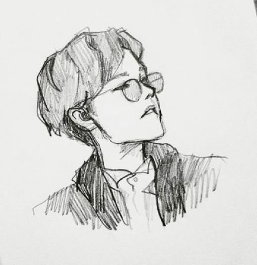 Скетчи БТС Хосок