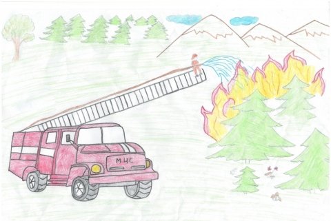 Огонь для срисовки легкие