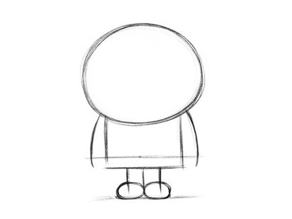 Домовой раскраска