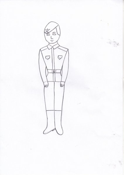 Рисунок солдату
