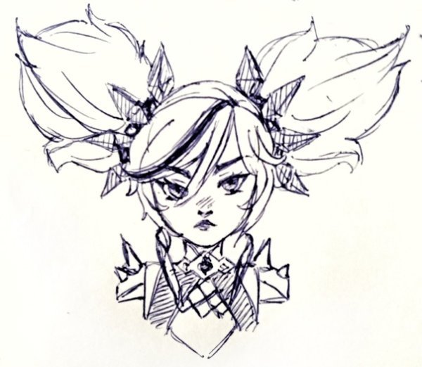 Раскраска Геншин Импакт