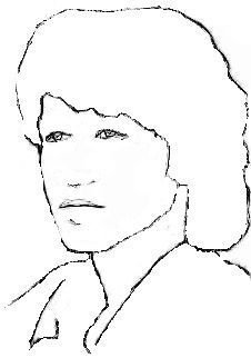 Виктор Цой для срисовки