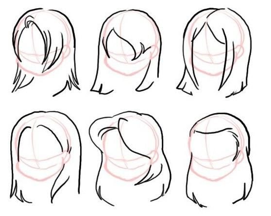 Волосы для срисовки