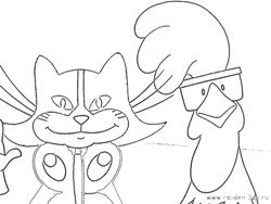 Трубадур Бременские музыканты разукрашки