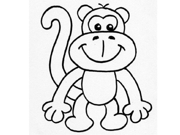 Про обезьянку Житков раскраска