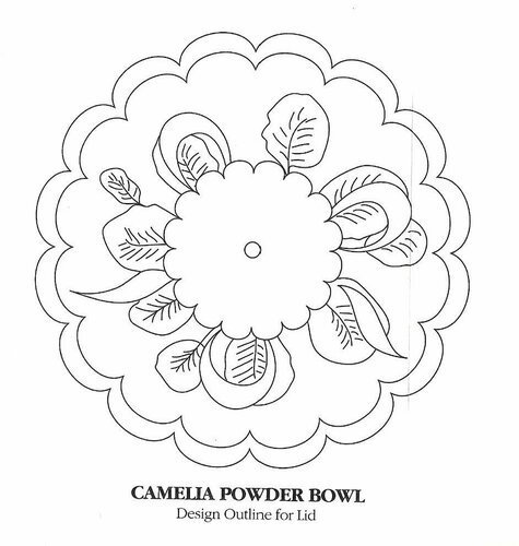 Раскраска цветы в круге