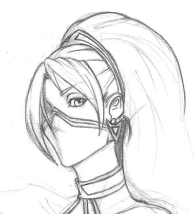 Mortal Kombat Китана срисовка