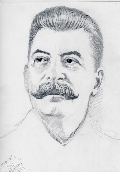 Сталин для срисовки