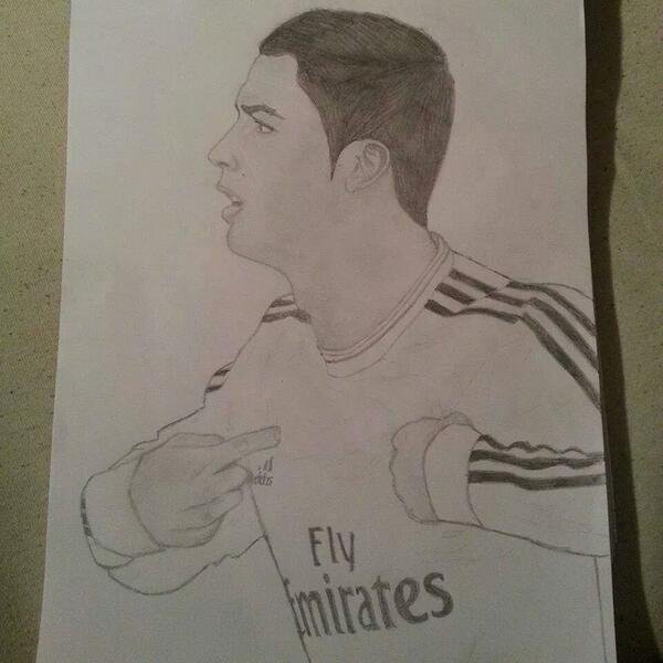 Нарисовать Кристиано Роналдо