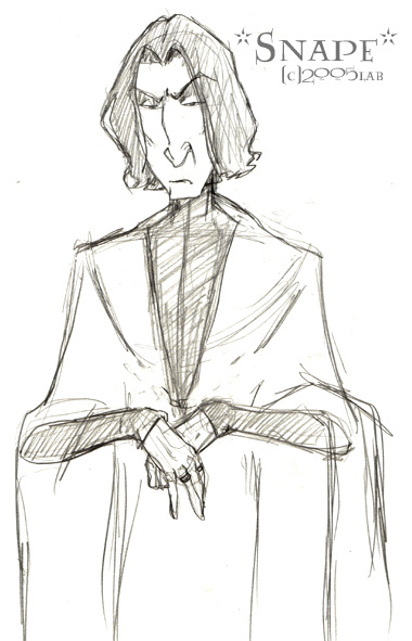Снейп портрет Гарри Поттер