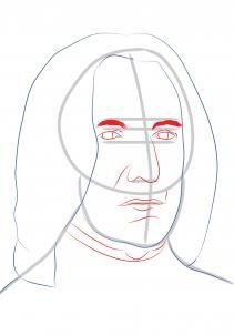 Северус Снейп чб