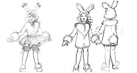 Карнавальный костюм раскраска