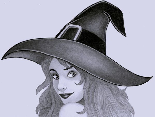 Лёгкие рисуночки для ведьмочки