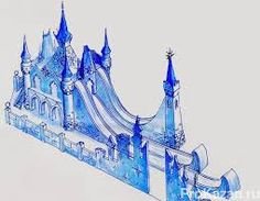 Эскиз снежного городка