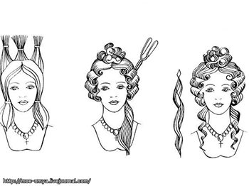 Историческая прическа пошагово