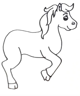 Рисунок Сивка бурка 3 класс легкий