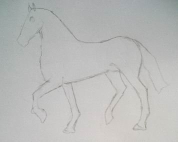 Рисунки на свободную тему лошади