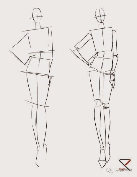 Модели для рисования одежды