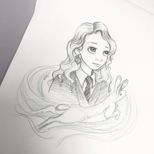 Луна Лавгуд иллюстрации