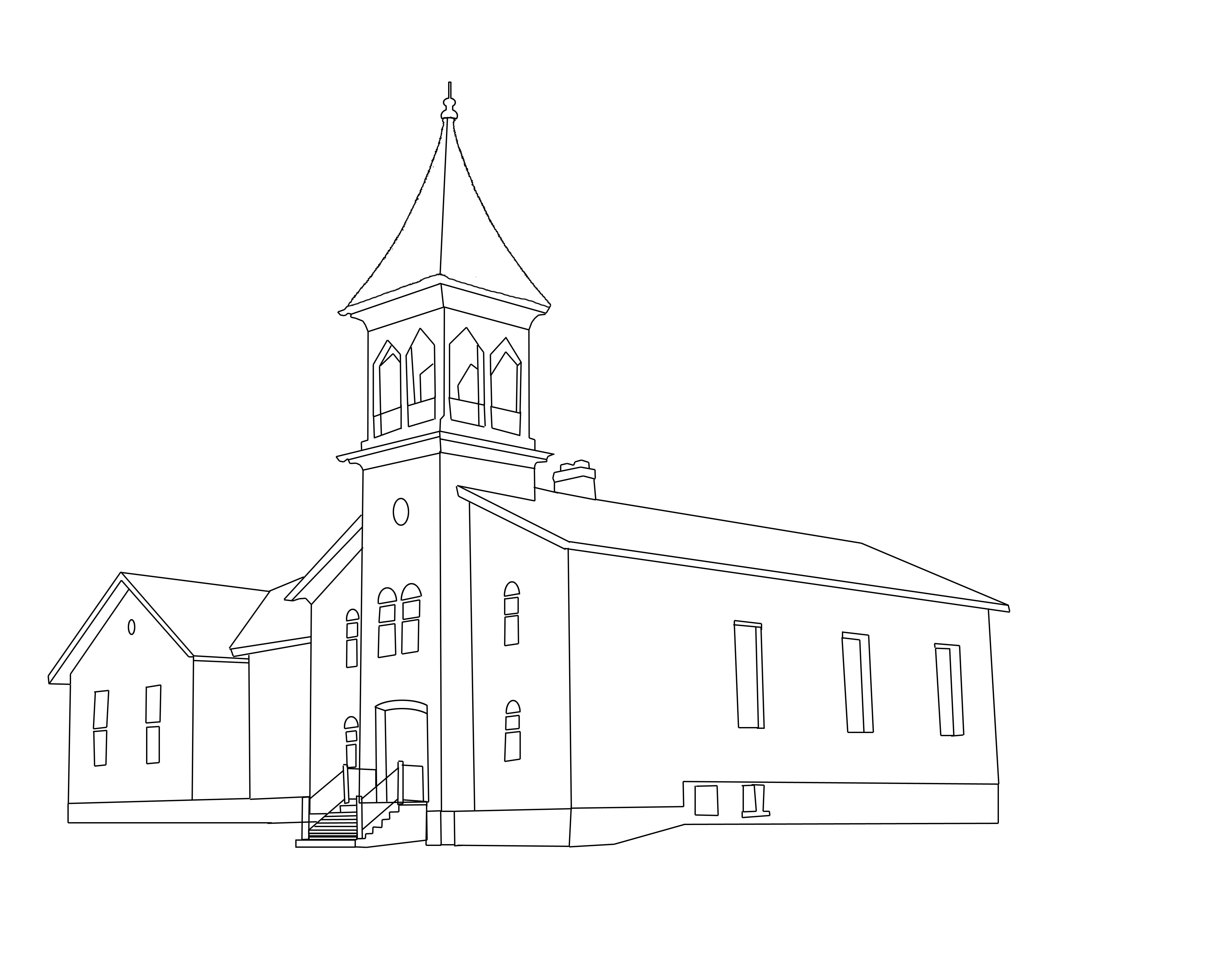 Церковь эскиз