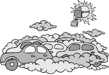 Автомобили и экология раскраска