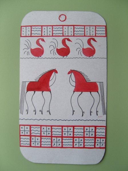 Мезенская роспись 5 класс