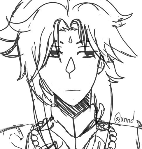 Гань Юй раскраска Геншин