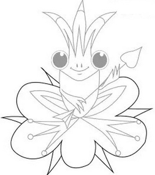 Риссунок к сказке "Царевна лягушка"