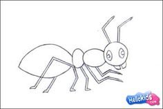 Муравейник рисунок для детей карандашом легкий (44 фото)