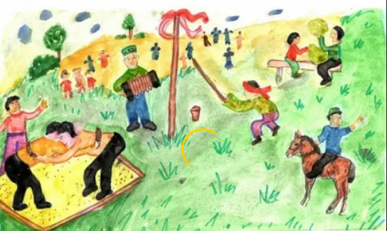 Сабантуй рисунок