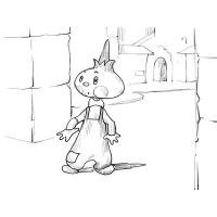 Чиполлино рисунок карандашом