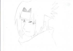 Рисунок саске карандашом легкий (50 фото)