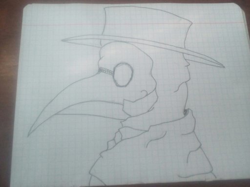 Срисовка чумного доктора