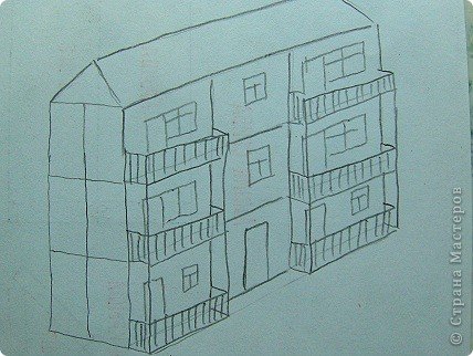 Квартирный дом карандашом