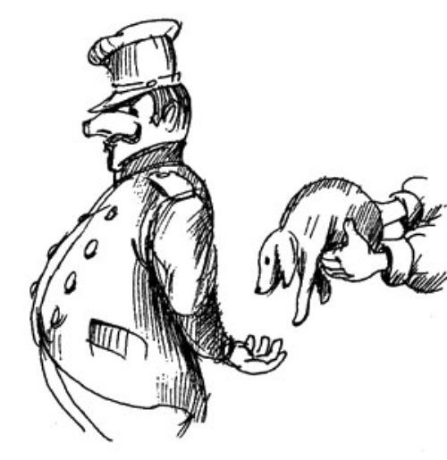 Ревизор карикатура