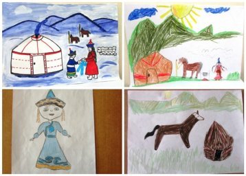 Рисунки на тему Сагаалган